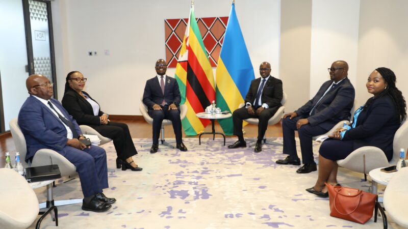 U Rwanda na Zimbabwe byemeje gukomeza ubufatanye mu bikorwa bitandukanye birimo uburezi